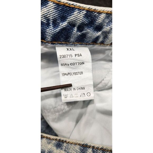 NEW Flamingo Distressed Low Rise Straight Leg Jeans - Picture 6 of 7